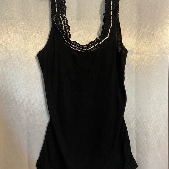 Free People Intimately Black Ribbed Top - Picture 4 of 8